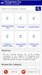 Mobile Screenshot of hologramlabels.in